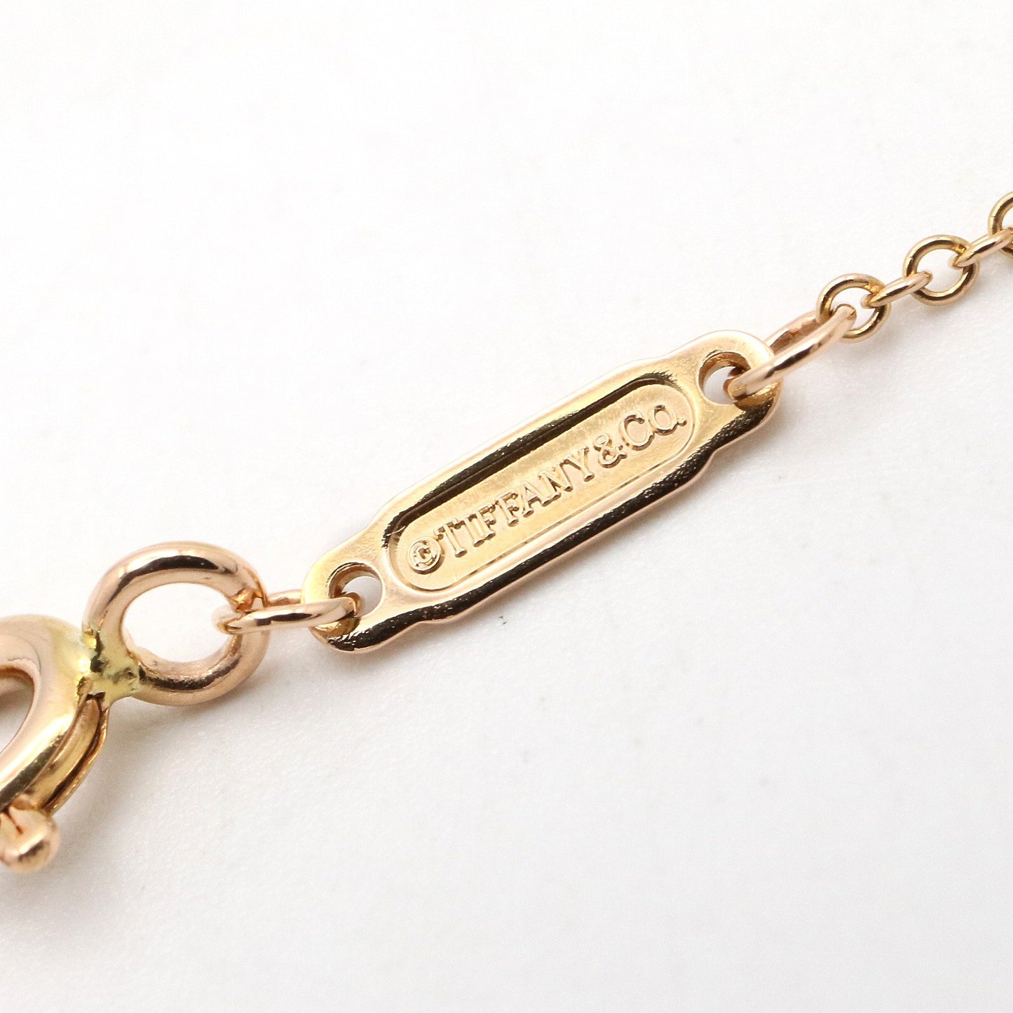 Tスマイルミニ ダイヤ ネックレス ネックレス K18PG ダイヤモンド クリア ピンクゴールド ティファニー アクセサリー TIFFANY & Co.