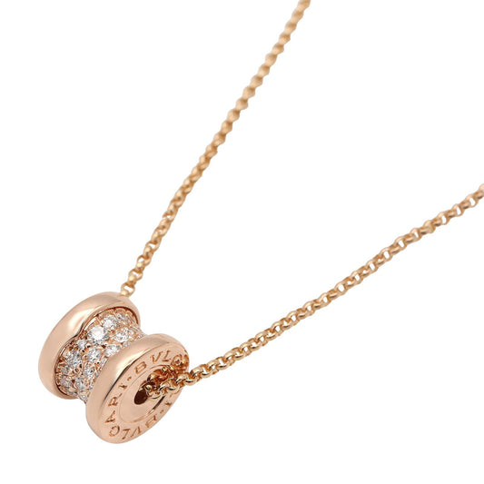 B-zero1 ネックレス ダイヤ ネックレス K18PG ダイヤモンド クリア ピンクゴールド ブルガリ アクセサリー BVLGARI