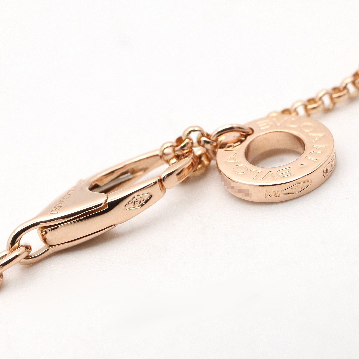 B-zero1 ネックレス ダイヤ ネックレス K18PG ダイヤモンド クリア ピンクゴールド ブルガリ アクセサリー BVLGARI