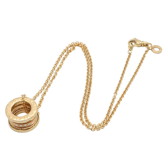 B-zero1 ネックレス ダイヤ ネックレス K18YG ダイヤモンド クリア イエローゴールド ブルガリ アクセサリー BVLGARI