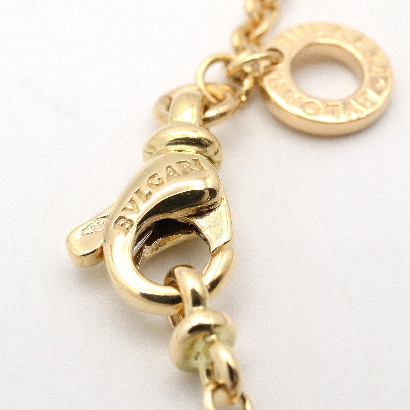 B-zero1 ネックレス ダイヤ ネックレス K18YG ダイヤモンド クリア イエローゴールド ブルガリ アクセサリー BVLGARI