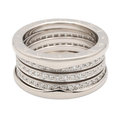 B-zero1 リング ダイヤ 3バンド リング 指輪 K18WG ダイヤモンド クリア ホワイトゴールド ブルガリ アクセサリー BVLGARI