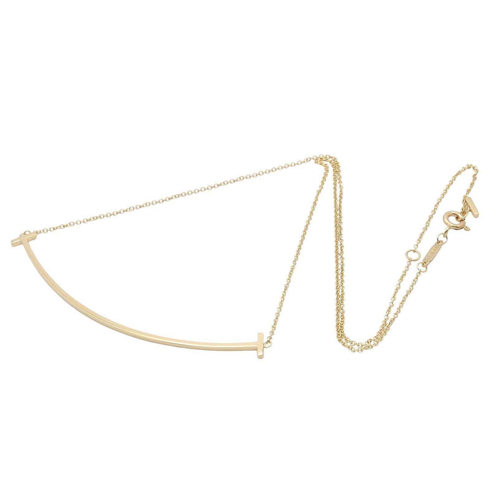Tスマイルラージ ネックレス ネックレス K18YG ゴールド イエローゴールド ティファニー アクセサリー TIFFANY & Co.