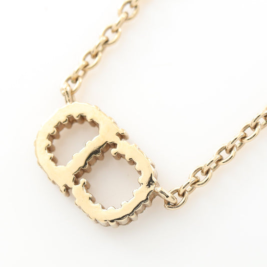 Clair D Lune ネックレス GP ラインストーン ゴールド クリア クリスチャンディオール アクセサリー Christian Dior