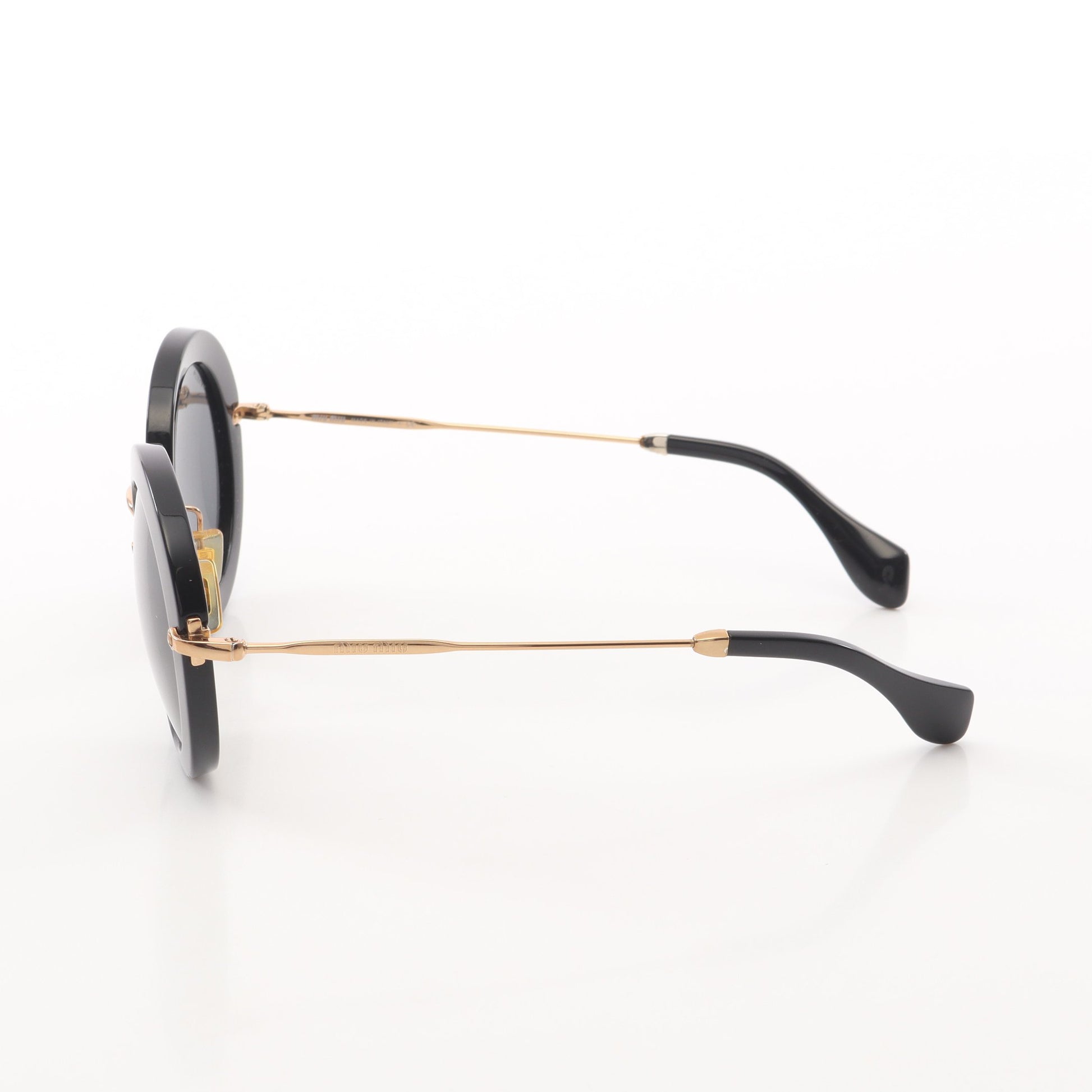 サングラス サングラス GP ブラック ゴールド ミュウミュウ 財布・小物 miu miu