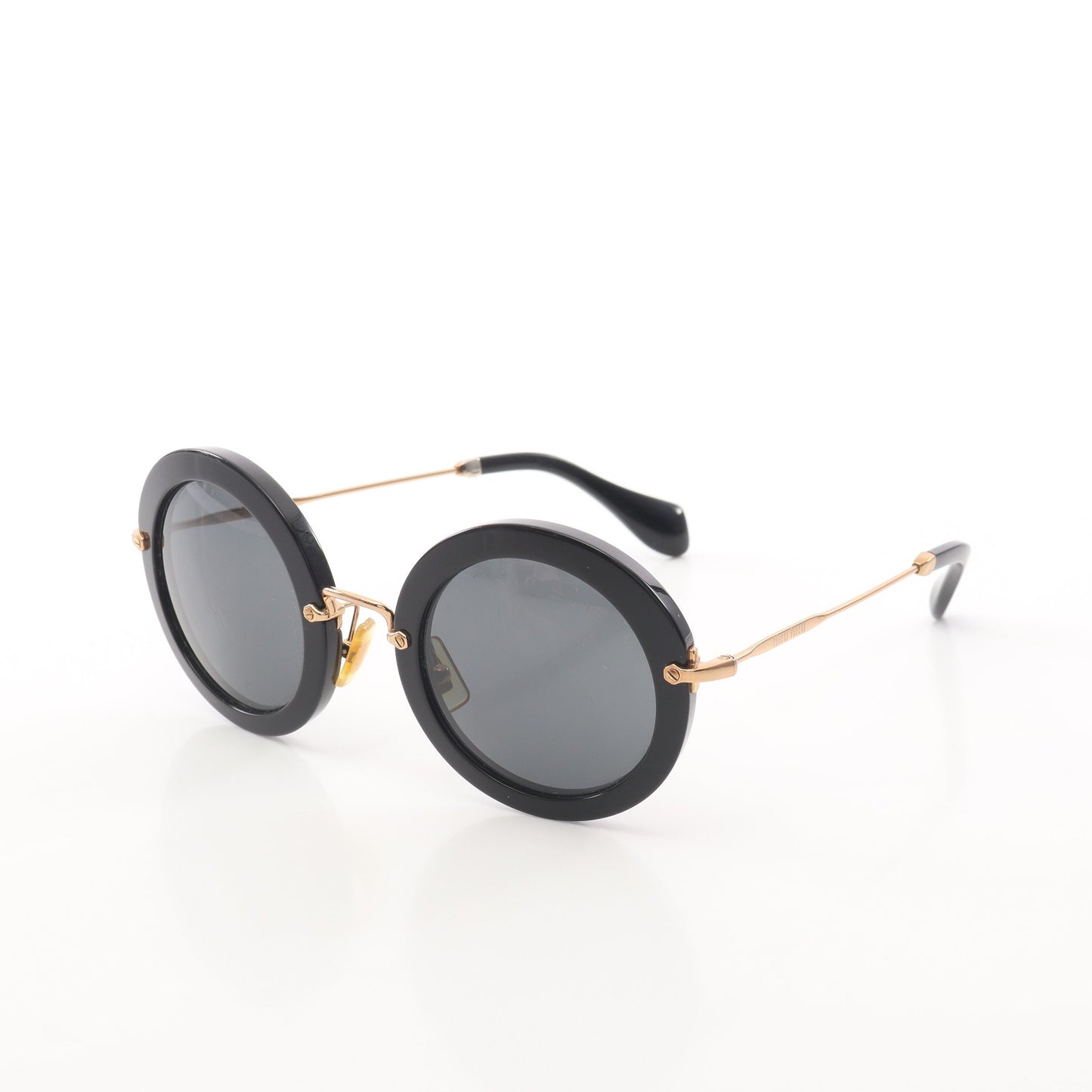 サングラス サングラス GP ブラック ゴールド ミュウミュウ 財布・小物 miu miu