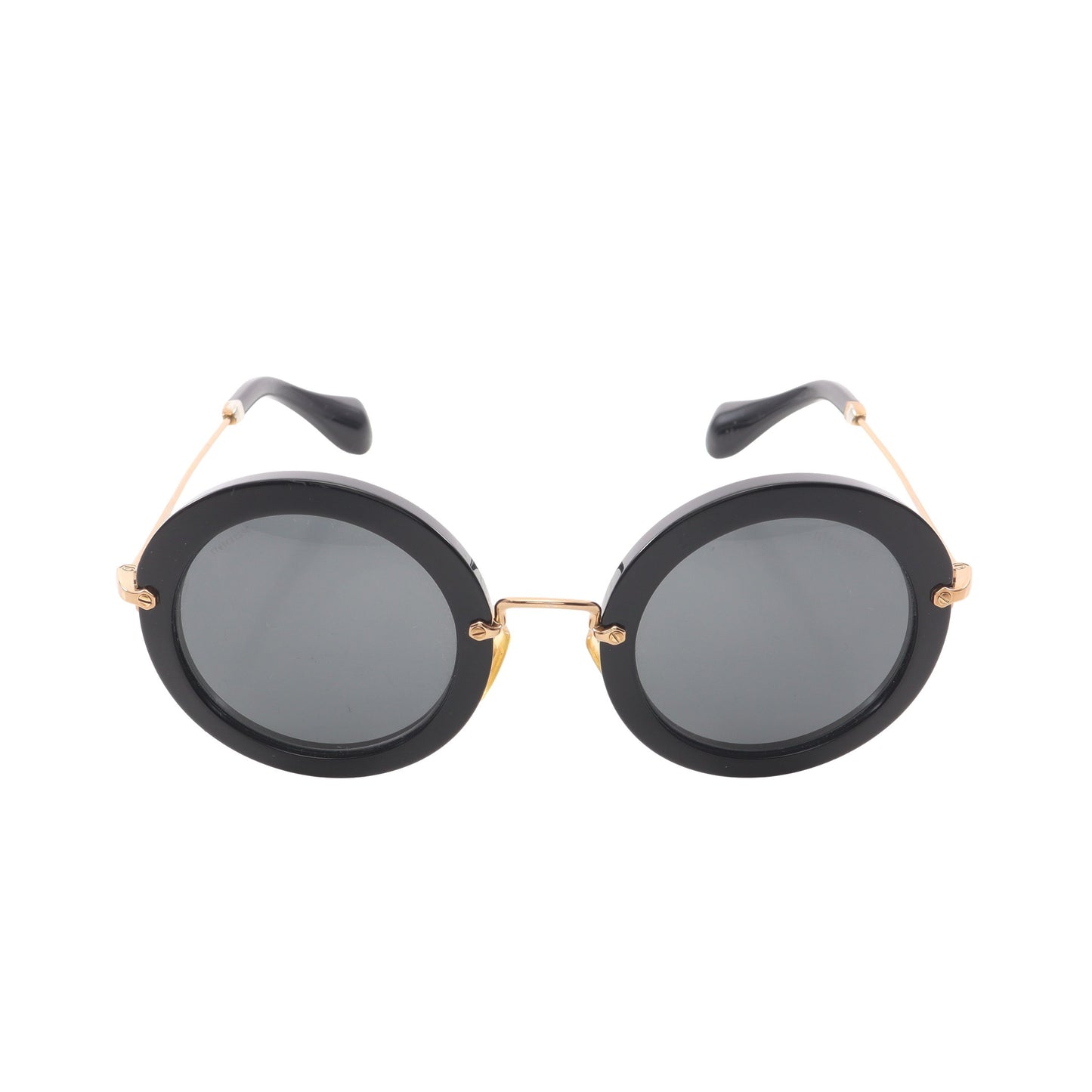サングラス サングラス GP ブラック ゴールド ミュウミュウ 財布・小物 miu miu