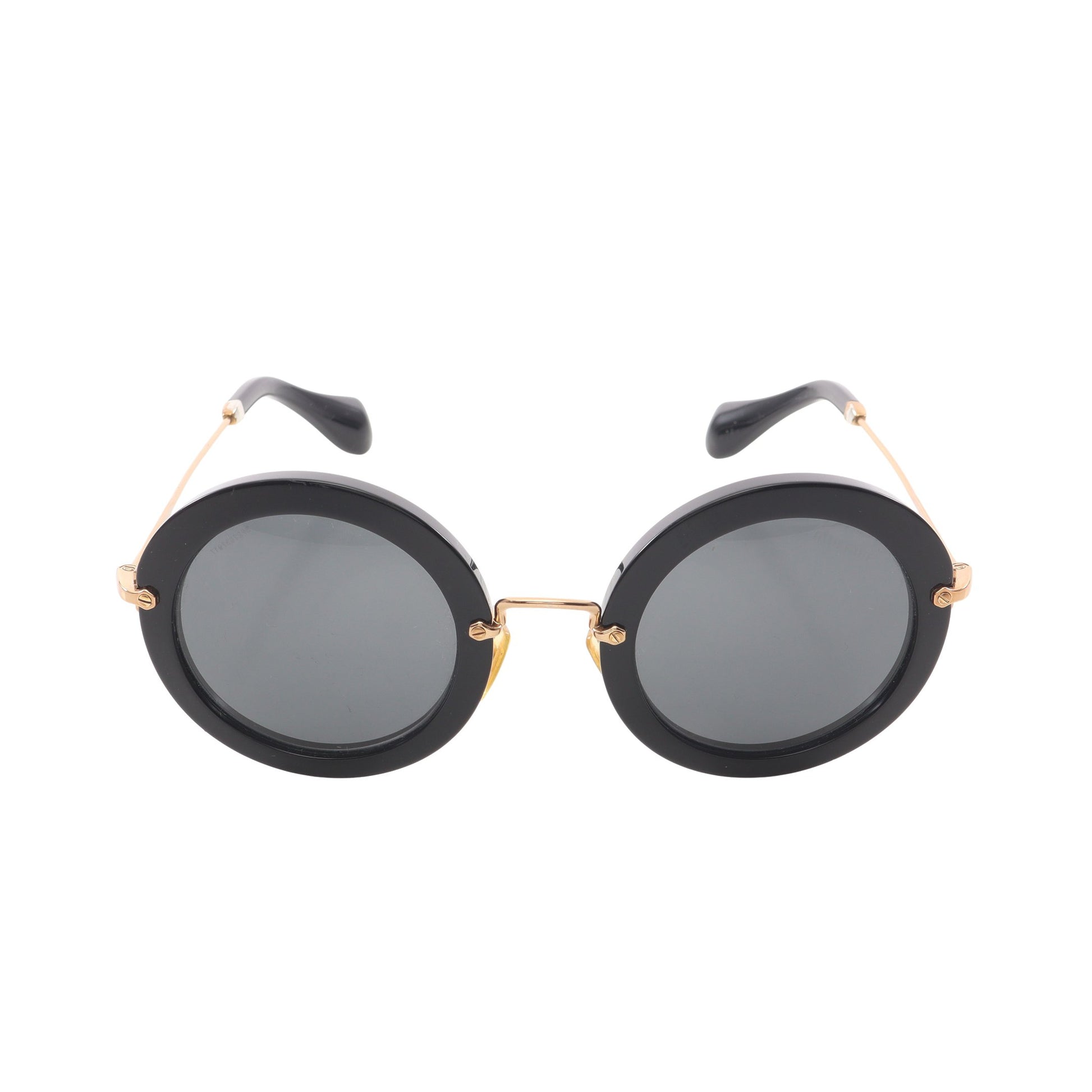 サングラス サングラス GP ブラック ゴールド ミュウミュウ 財布・小物 miu miu
