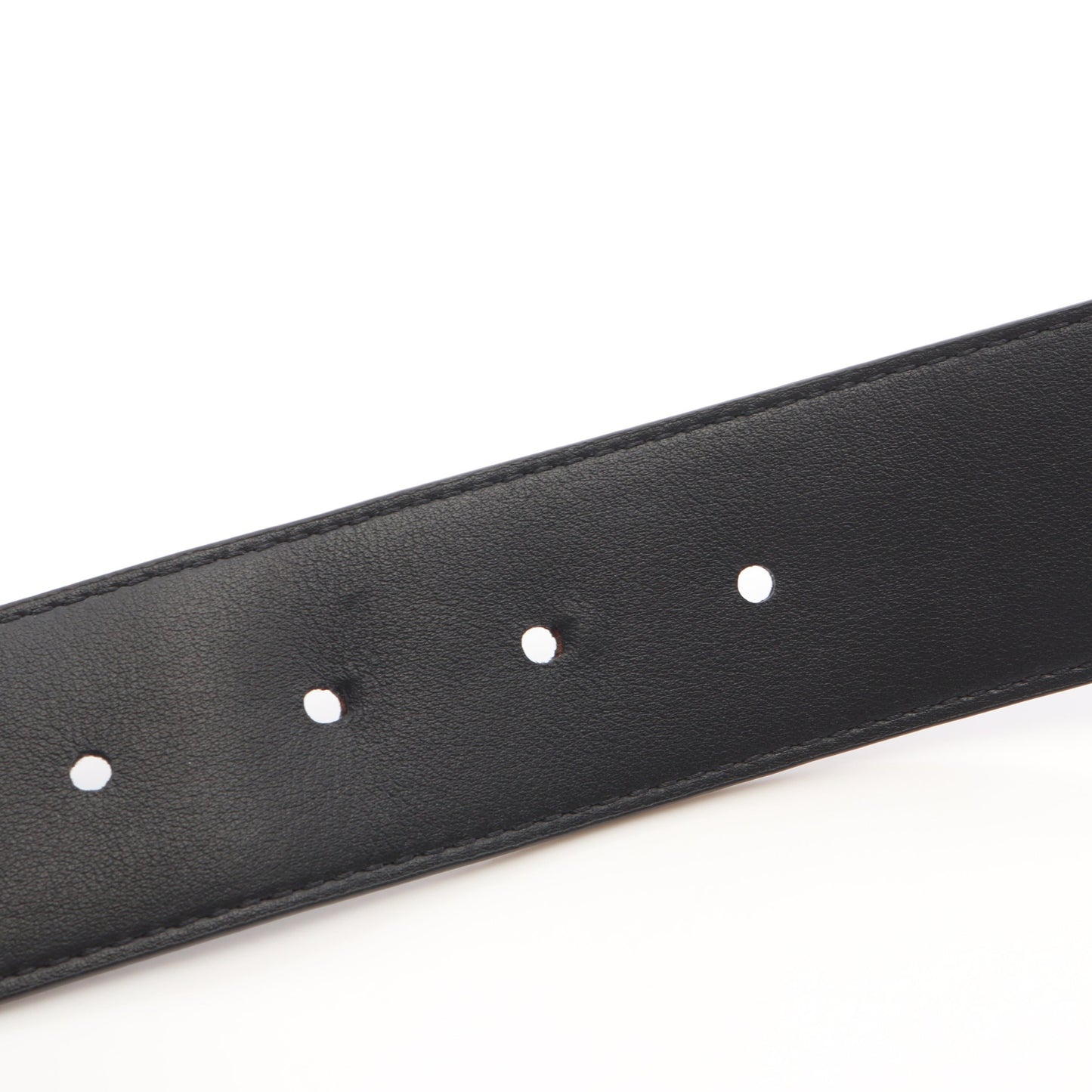 サンチュール ダミエプリント 40MM ダミエグラフィット シルバー金具 リバーシブル ベルト PVC レザー ブラック ルイヴィトン 財布・小物 LOUIS VUITTON