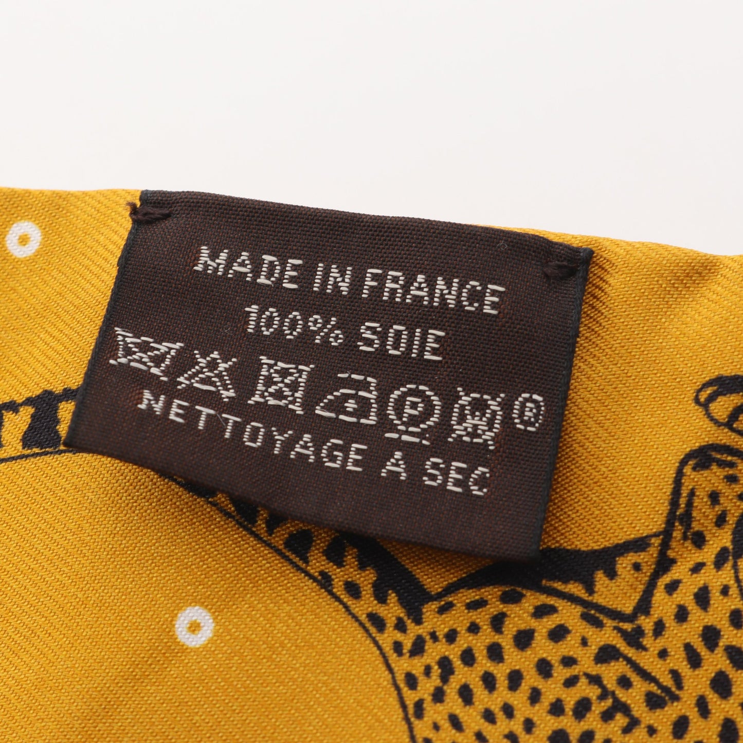 ツイリー GUEPARDS BANDANA リボン スカーフ シルク マルチカラー エルメス