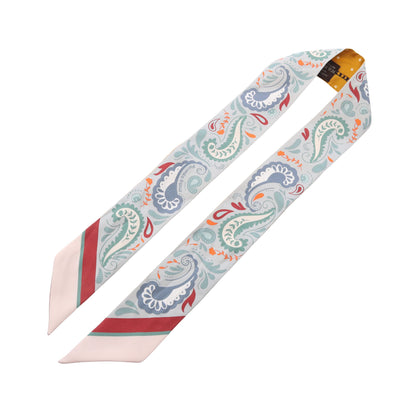 ツイリー GUEPARDS BANDANA リボン スカーフ シルク マルチカラー エルメス