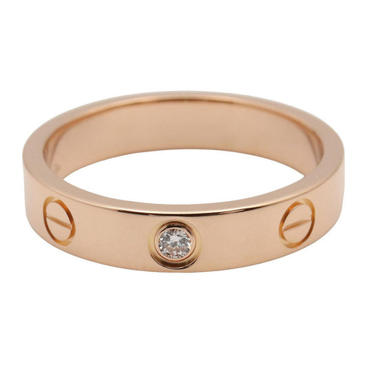ミニラブリング リング 指輪 K18PG ダイヤモンド クリア ピンクゴールド カルティエ アクセサリー Cartier