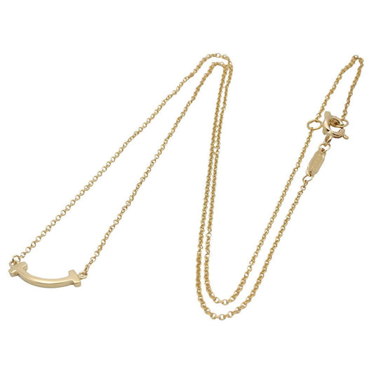 Tスマイル ミニ ネックレス ネックレス K18YG ゴールド イエローゴールド ティファニー アクセサリー TIFFANY & Co.