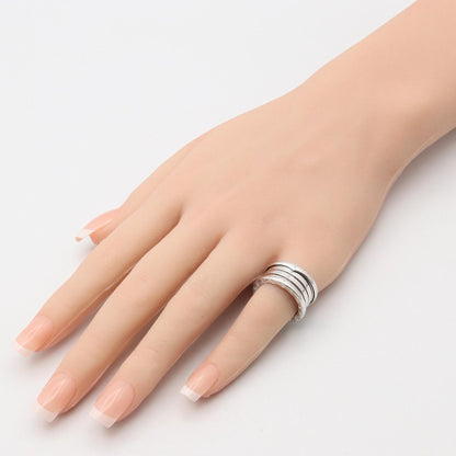 B-zero1 リング 4バンド リング 指輪 K18WG シルバー ホワイトゴールド ブルガリ アクセサリー BVLGARI