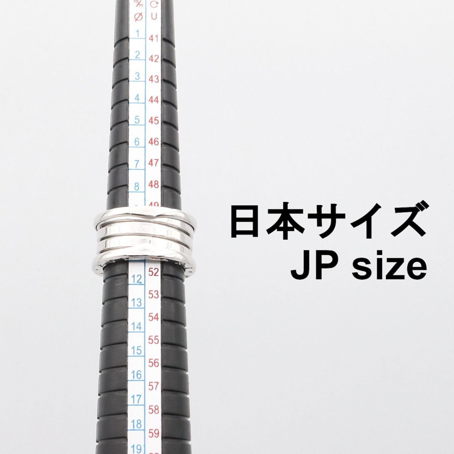 B-zero1 リング 4バンド リング 指輪 K18WG シルバー ホワイトゴールド ブルガリ アクセサリー BVLGARI