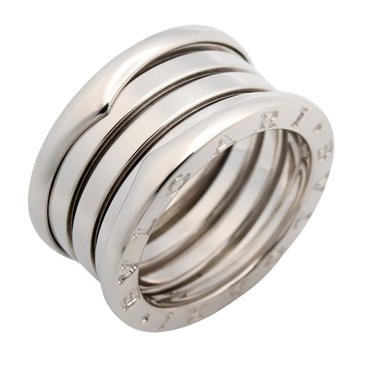 B-zero1 リング 4バンド リング 指輪 K18WG シルバー ホワイトゴールド ブルガリ アクセサリー BVLGARI