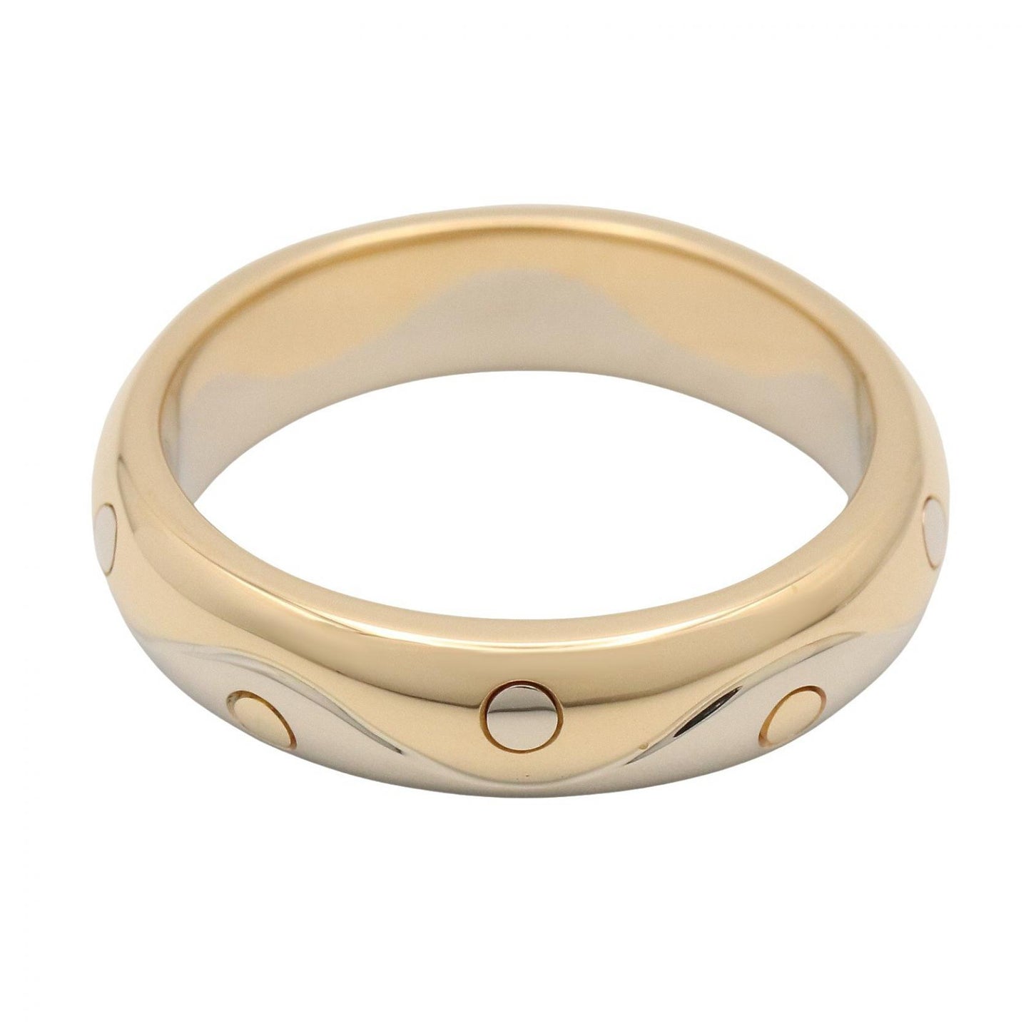 オンダ リング リング 指輪 K18YG K18WG ゴールド イエローゴールド ホワイトゴールド ブルガリ アクセサリー BVLGARI