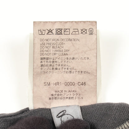 ムービープリント Harry Potter ダメージ加工 ユーズド加工 半袖Tシャツ コットン ダークグレー マルチカラー セント マイケル トップス SAINT MICHAEL