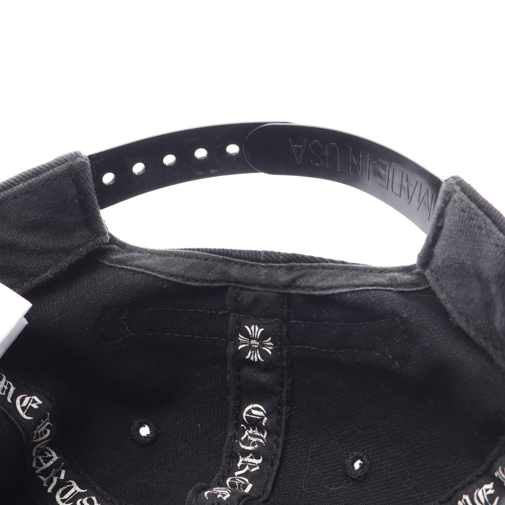 Cross Waxed Denim クロス刺繍 キャップ コットン ブラック クロムハーツ 財布・小物 Chrome Hearts