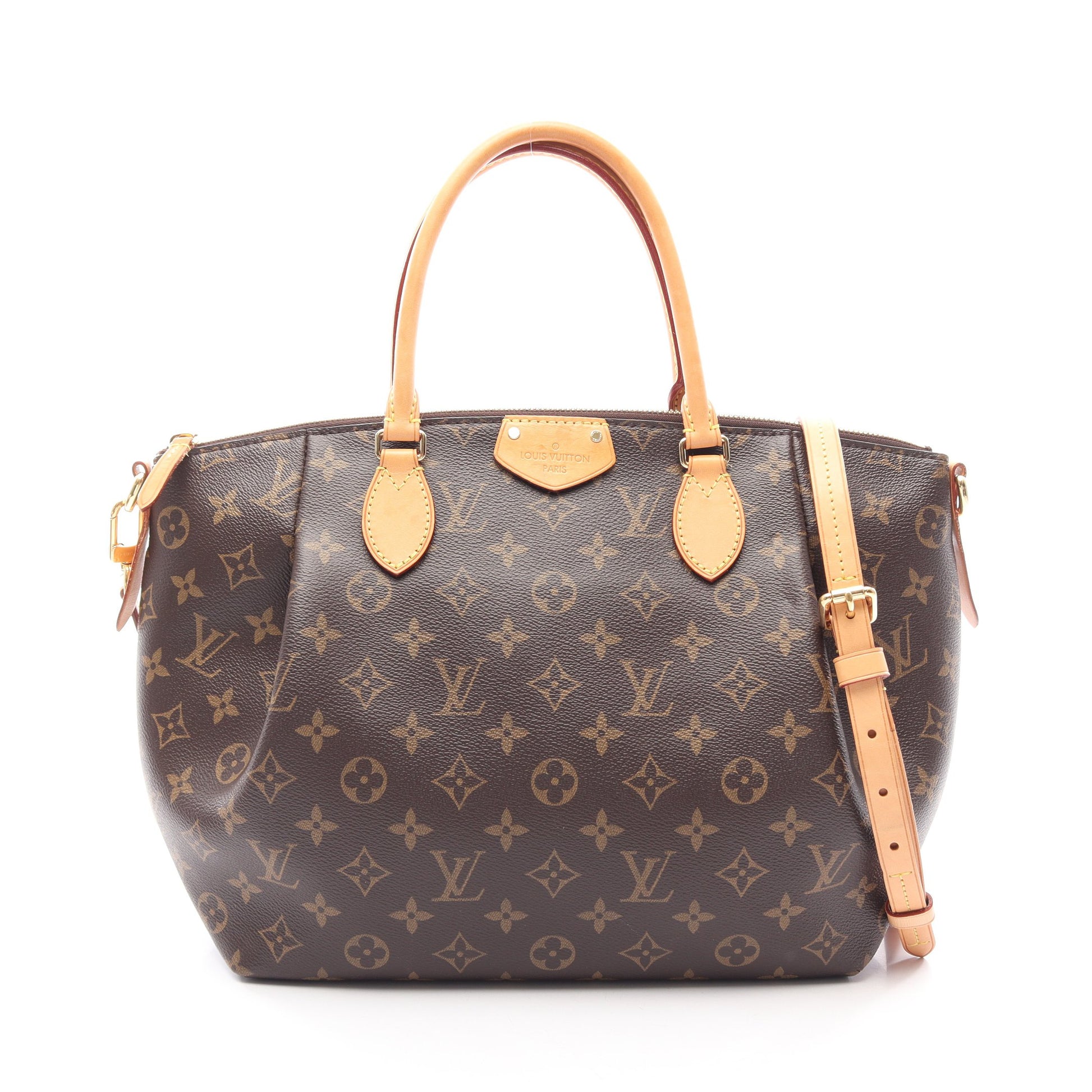 テュレンMM モノグラム 2WAY ハンドバッグ PVC レザー ブラウン ルイヴィトン バッグ LOUIS VUITTON