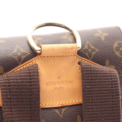 モンスリGM モノグラム バックパック リュックサック PVC レザー ブラウン ルイヴィトン バッグ LOUIS VUITTON