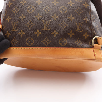 モンスリGM モノグラム バックパック リュックサック PVC レザー ブラウン ルイヴィトン バッグ LOUIS VUITTON