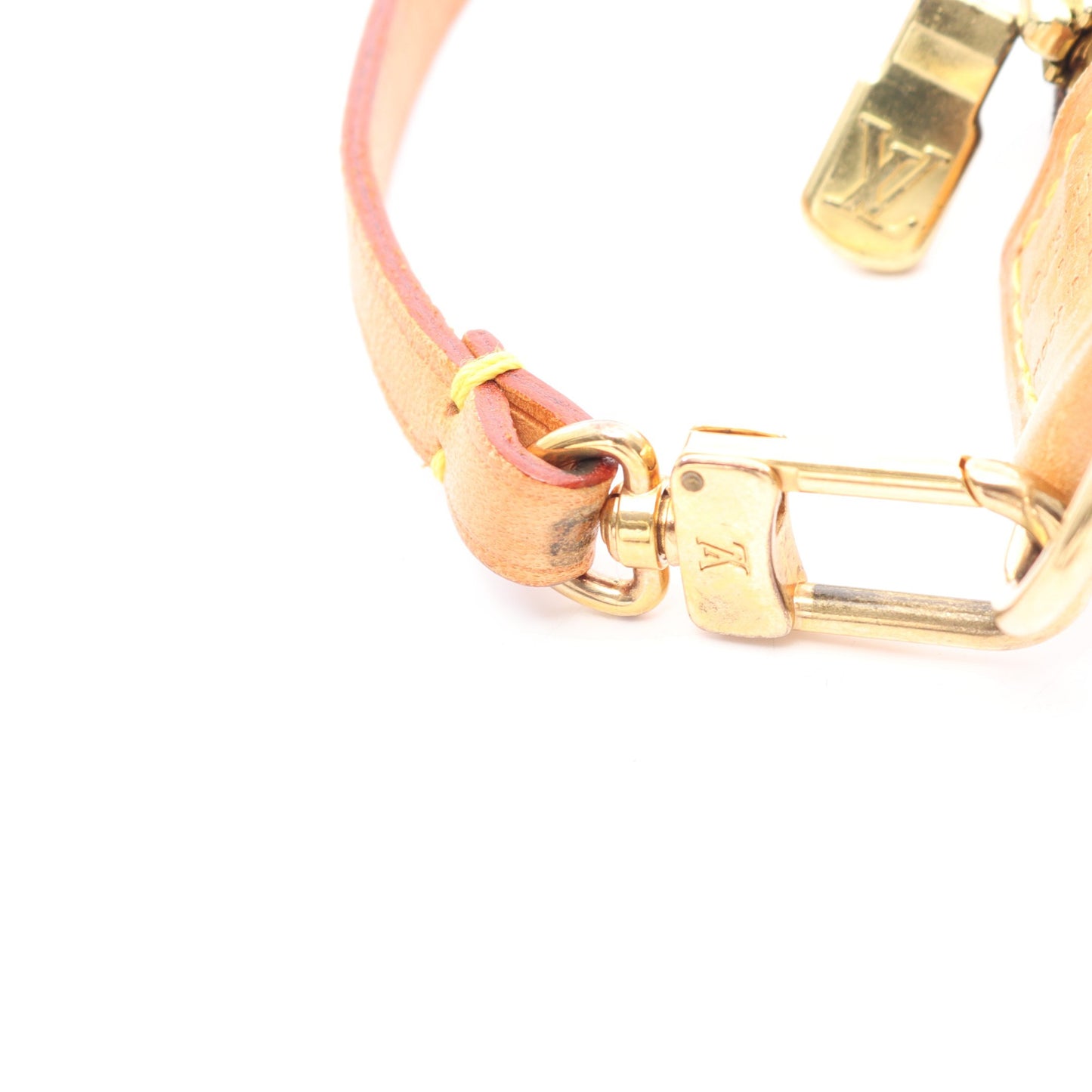 ポシェットアクセソワール モノグラム ハンドバッグ PVC レザー ブラウン ルイヴィトン バッグ LOUIS VUITTON