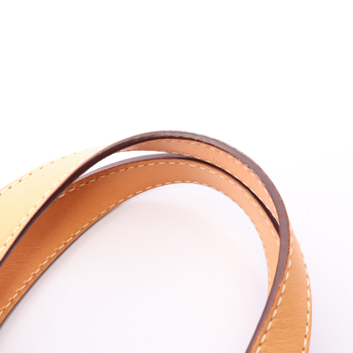 マカダム ハンドバッグ PVC レザー ダークブラウン ベージュ セリーヌ バッグ CELINE
