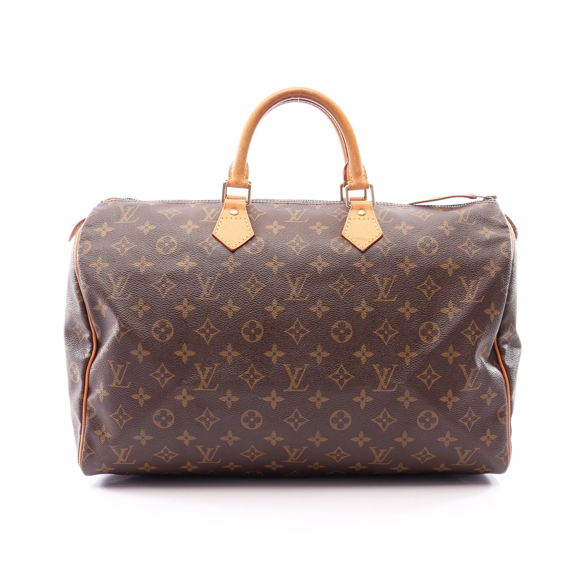 スピーディ40 モノグラム ハンドバッグ PVC レザー ブラウン ルイヴィトン バッグ LOUIS VUITTON
