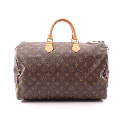 スピーディ40 モノグラム ハンドバッグ PVC レザー ブラウン ルイヴィトン バッグ LOUIS VUITTON