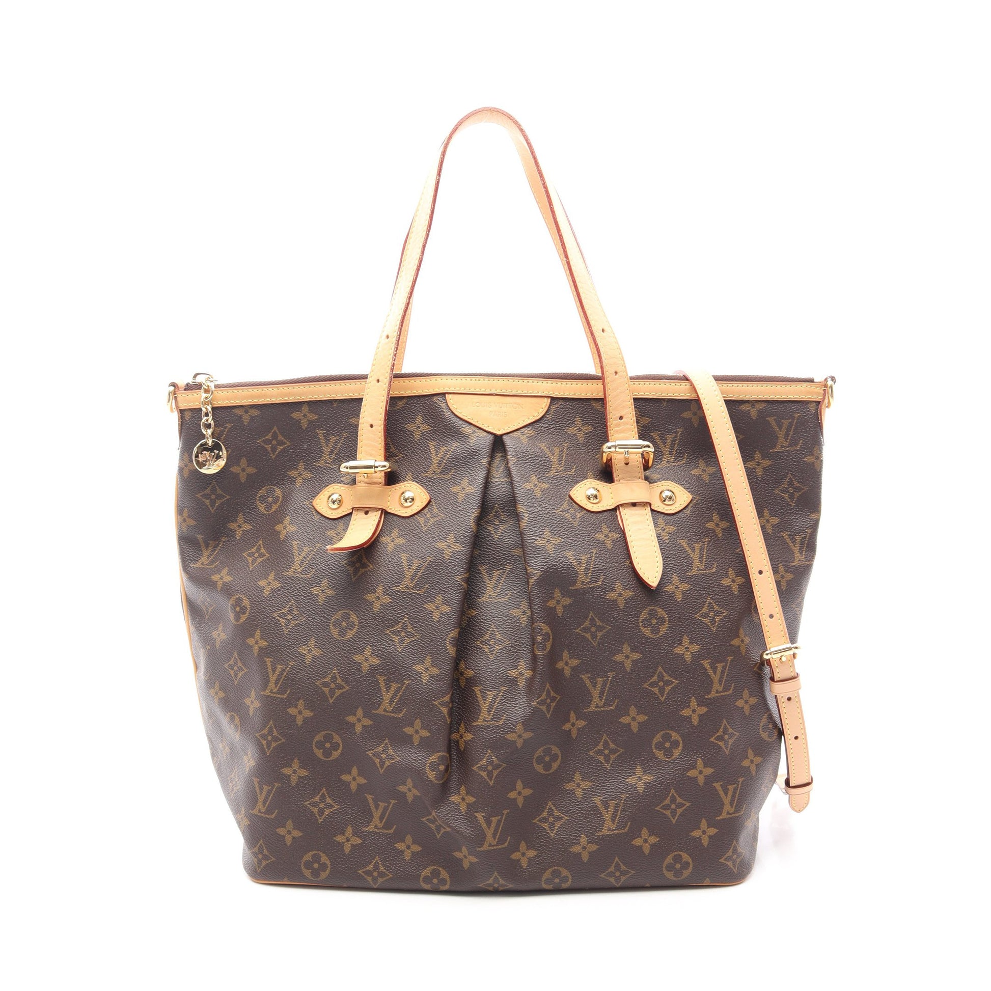 パレルモGM モノグラム 2WAY ショルダーバッグ PVC レザー ブラウン ルイヴィトン バッグ LOUIS VUITTON