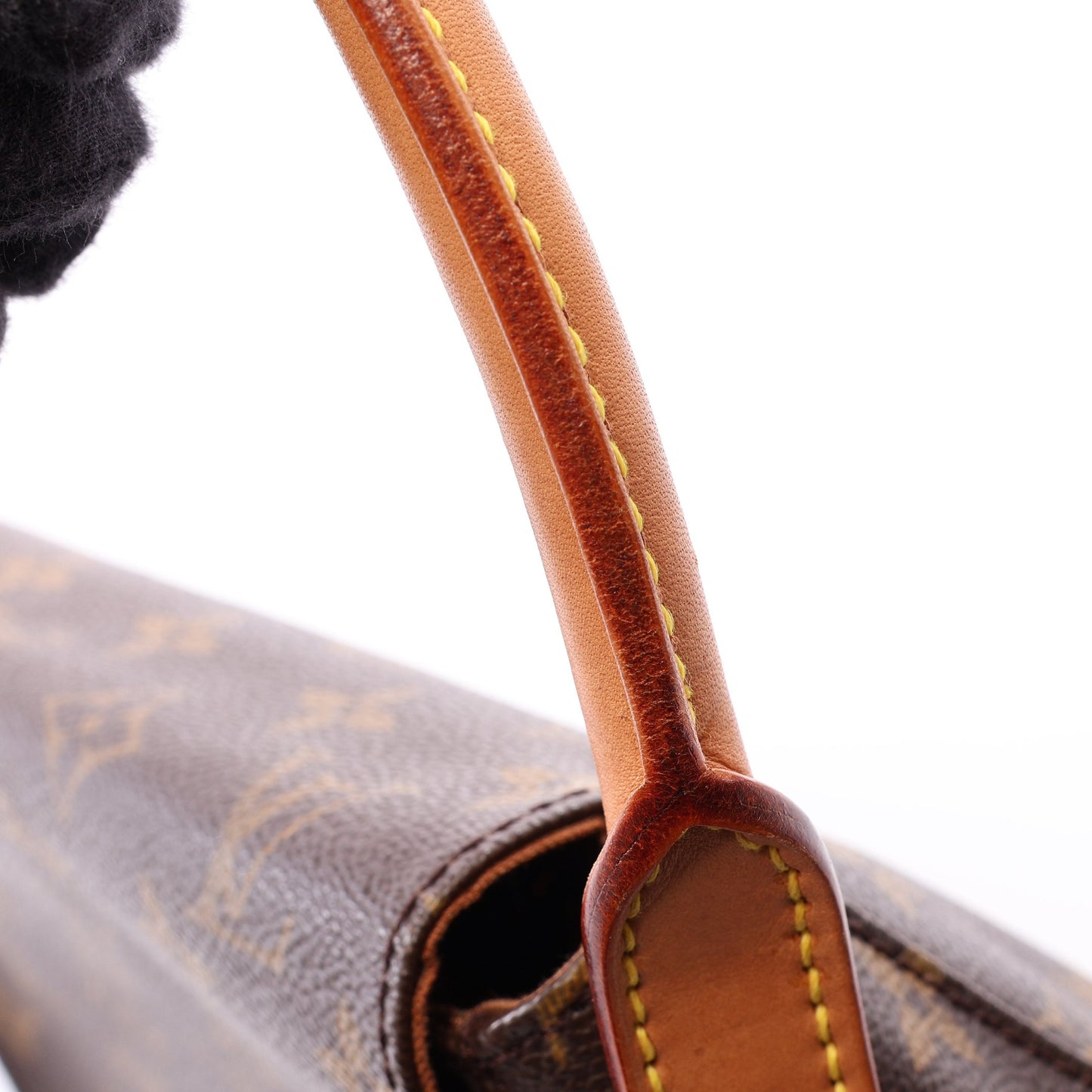 ミニルーピング モノグラム ハンドバッグ PVC レザー ブラウン ルイヴィトン バッグ LOUIS VUITTON