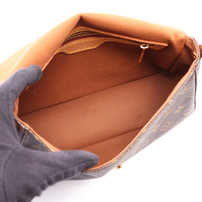 ミニルーピング モノグラム ハンドバッグ PVC レザー ブラウン ルイヴィトン バッグ LOUIS VUITTON