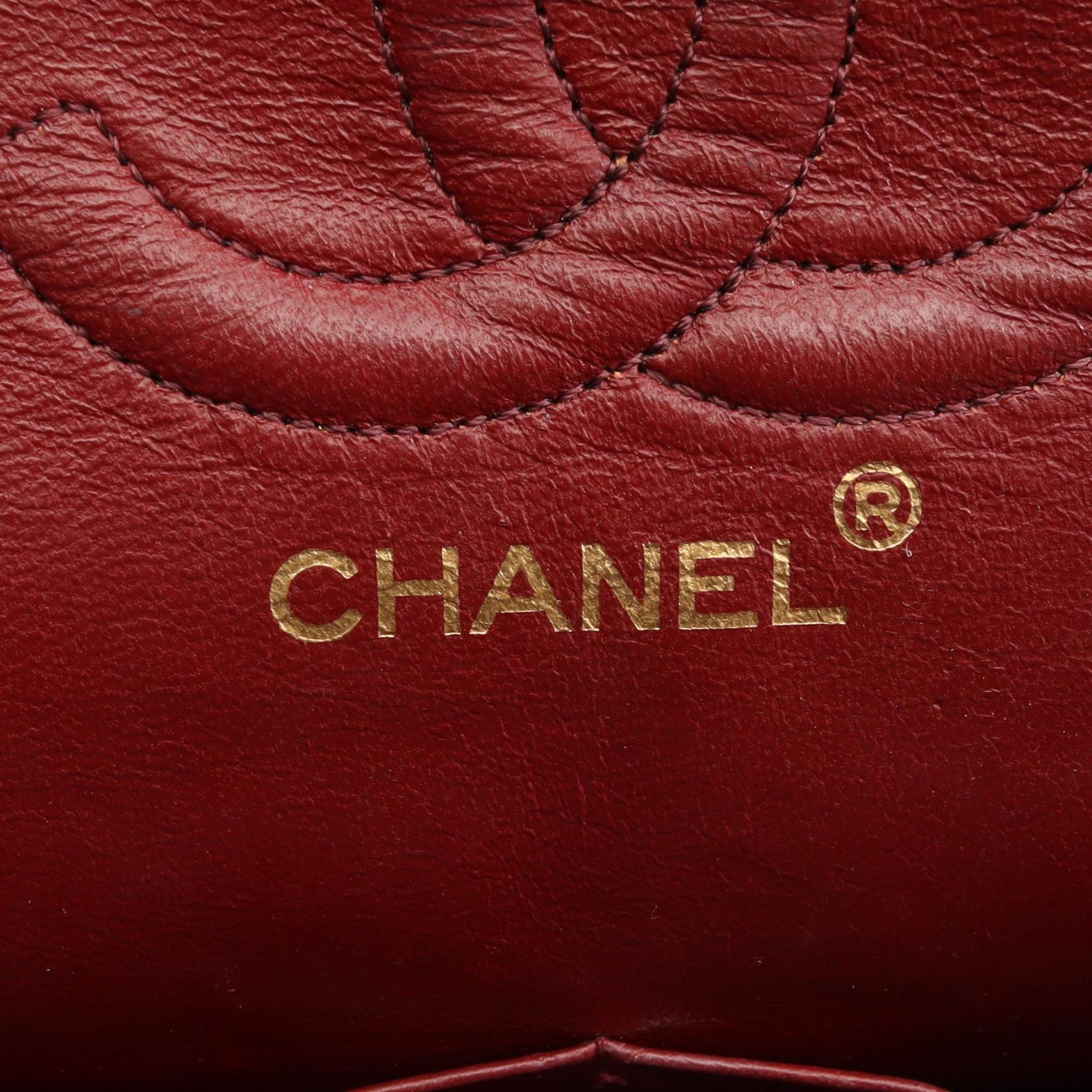 マトラッセ Wフラップ Wチェーンショルダーバッグ ラムスキン ダークネイビー ゴールド金具 シャネル バッグ CHANEL