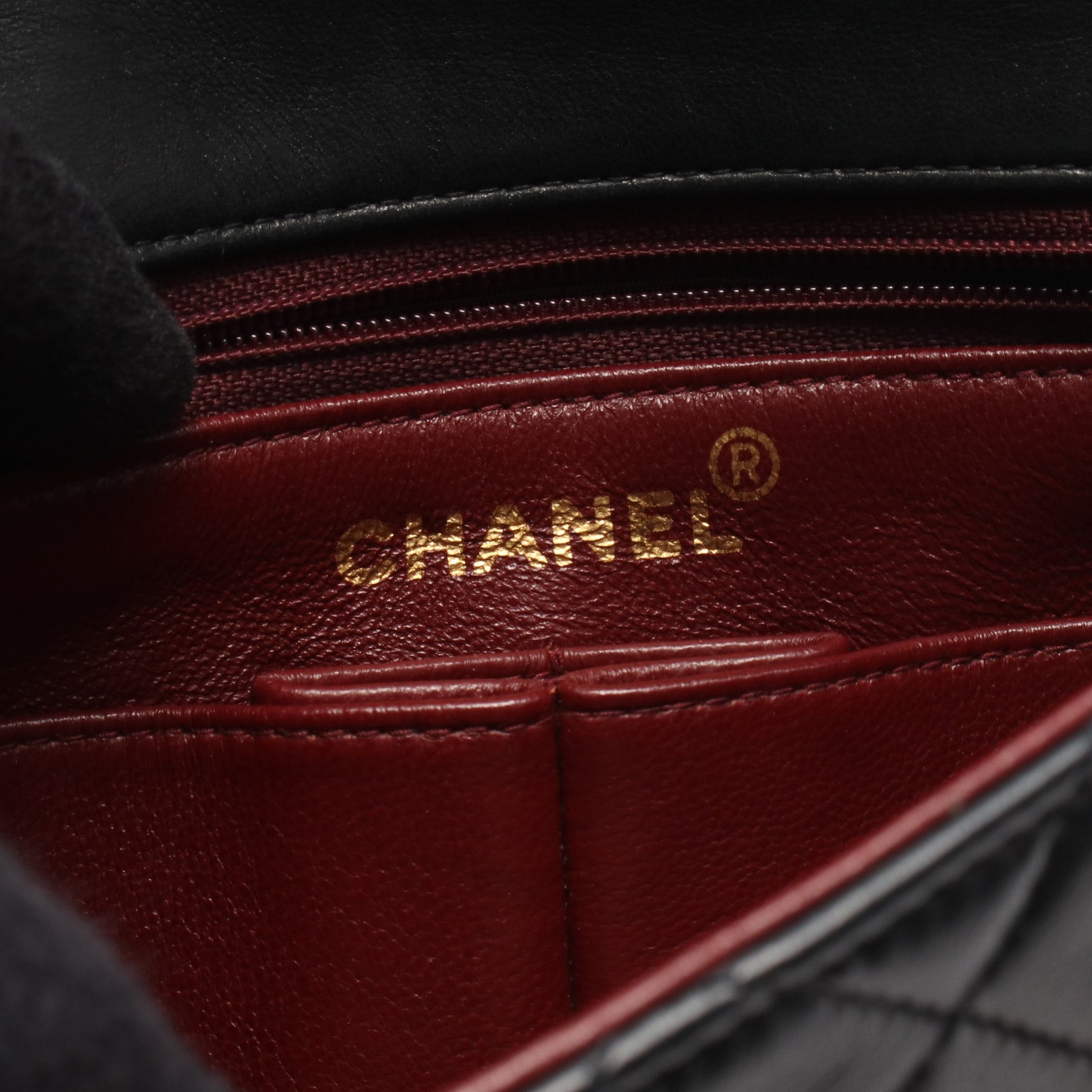 ミニマトラッセ20 チェーンショルダーバッグ ラムスキン ブラック ゴールド金具 ヴィンテージ シャネル バッグ CHANEL