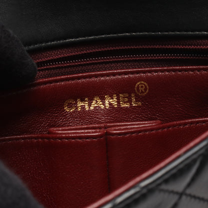 ミニマトラッセ20 チェーンショルダーバッグ ラムスキン ブラック ゴールド金具 ヴィンテージ シャネル バッグ CHANEL