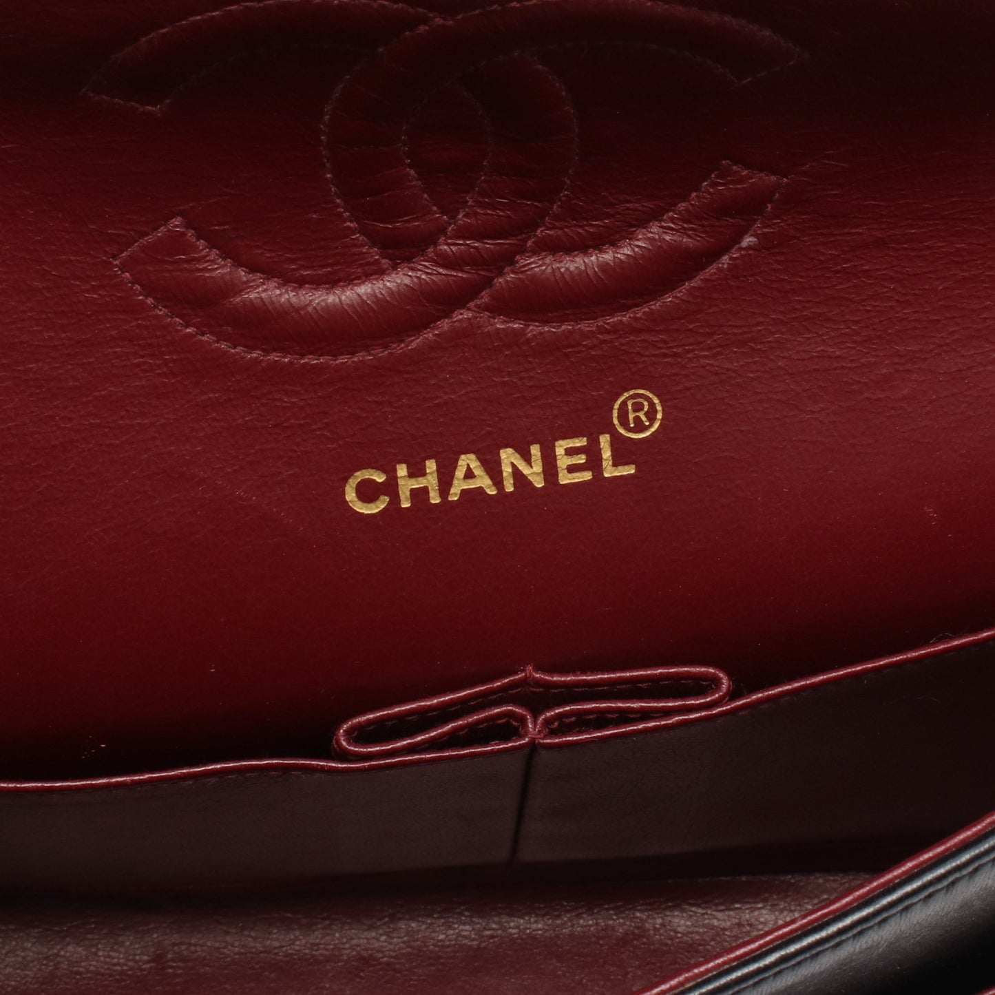 マトラッセ Wフラップ Wチェーンショルダーバッグ ラムスキン ブラック ゴールド金具 ヴィンテージ シャネル バッグ CHANEL
