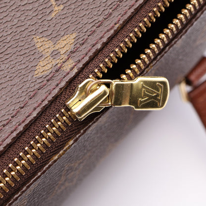 パピヨン30 モノグラム 旧型 ハンドバッグ PVC レザー ブラウン ルイヴィトン バッグ LOUIS VUITTON
