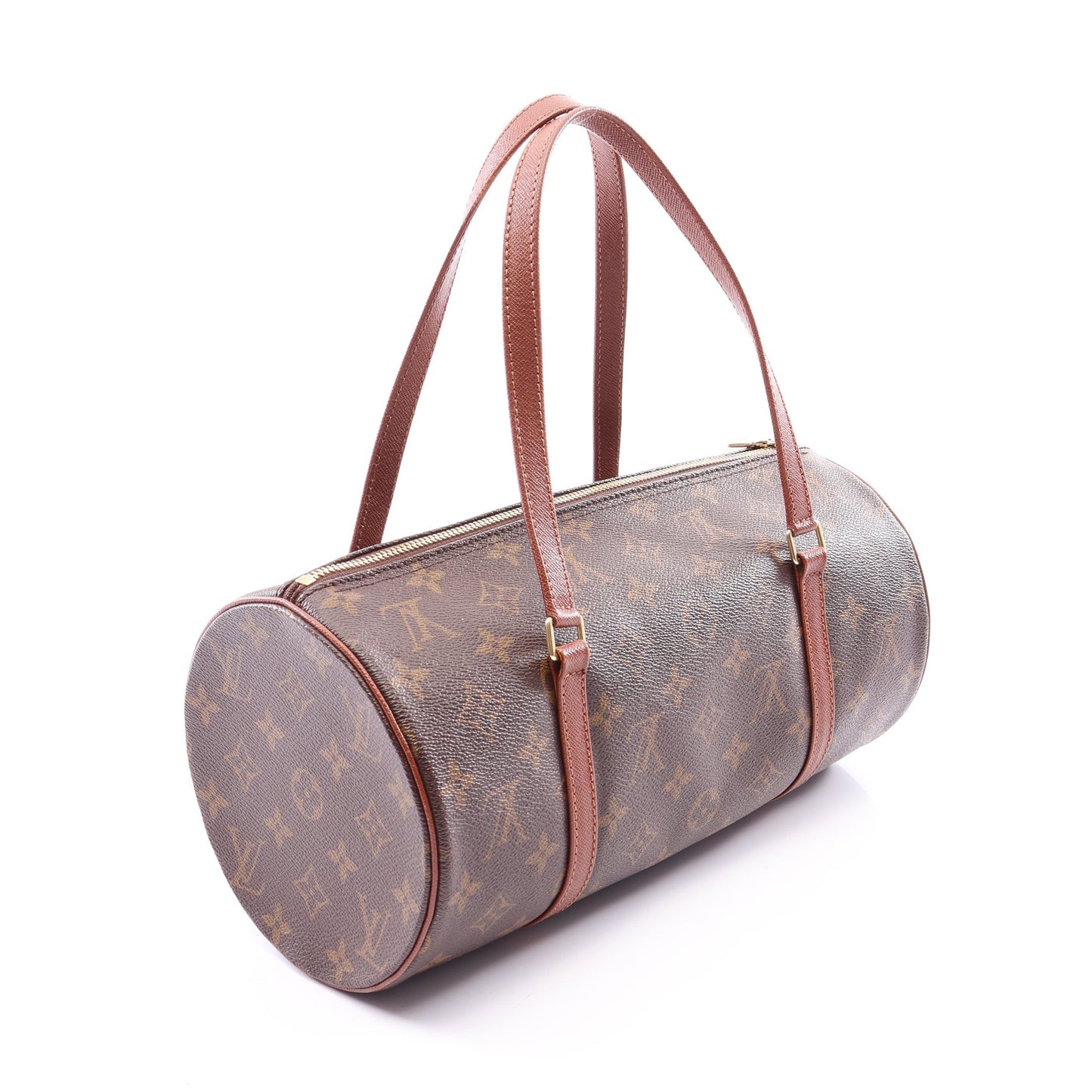 パピヨン30 モノグラム 旧型 ハンドバッグ PVC レザー ブラウン ルイヴィトン バッグ LOUIS VUITTON
