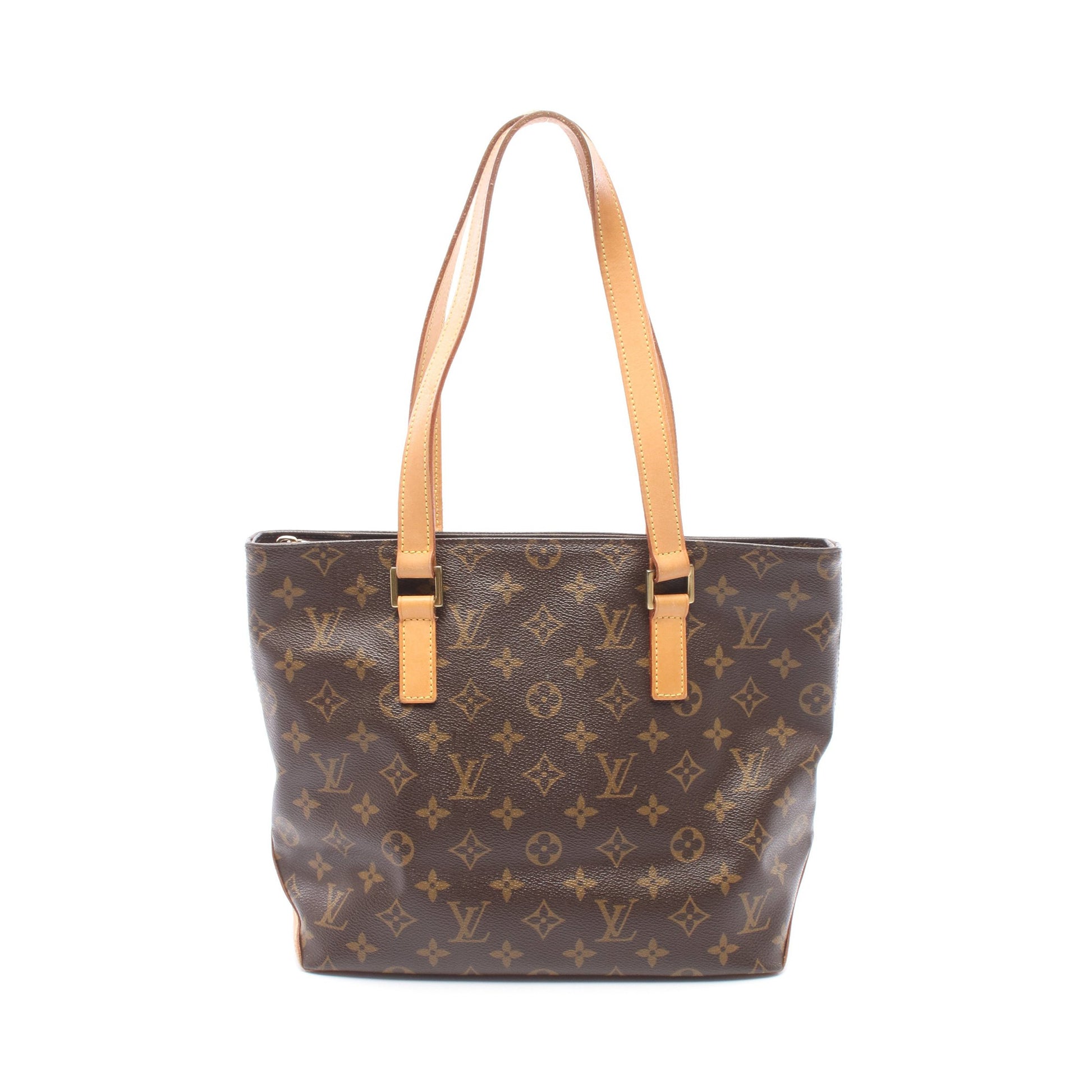 カバピアノ モノグラム ショルダーバッグ PVC レザー ブラウン ルイヴィトン バッグ LOUIS VUITTON