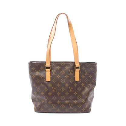カバピアノ モノグラム ショルダーバッグ PVC レザー ブラウン ルイヴィトン バッグ LOUIS VUITTON
