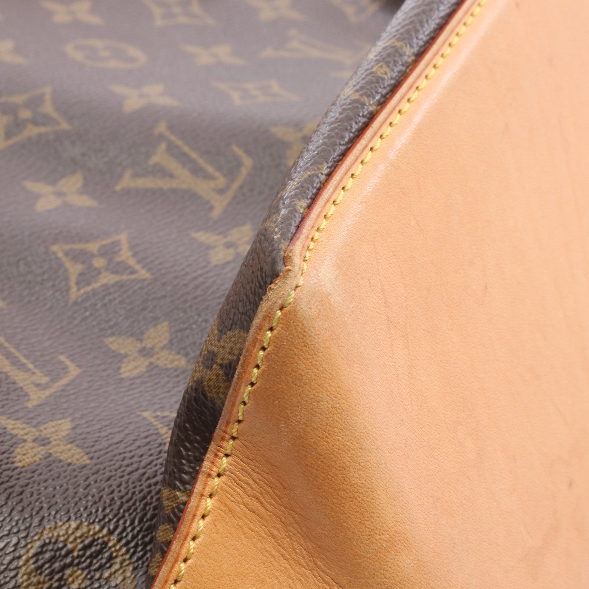 カバピアノ モノグラム ショルダーバッグ PVC レザー ブラウン ルイヴィトン バッグ LOUIS VUITTON