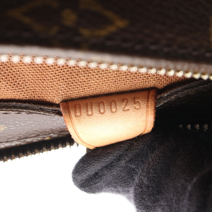 カバピアノ モノグラム ショルダーバッグ PVC レザー ブラウン ルイヴィトン バッグ LOUIS VUITTON