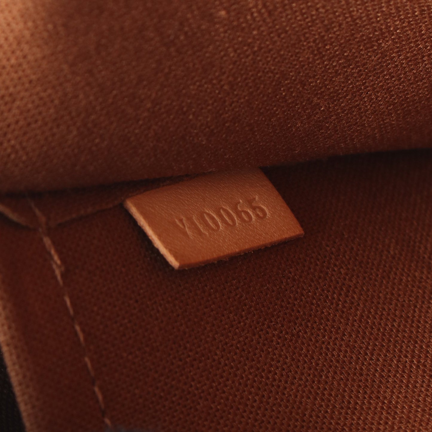 ポパンクール モノグラム ハンドバッグ PVC レザー ブラウン ルイヴィトン バッグ LOUIS VUITTON