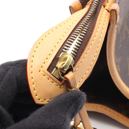 ポパンクール モノグラム ハンドバッグ PVC レザー ブラウン ルイヴィトン バッグ LOUIS VUITTON