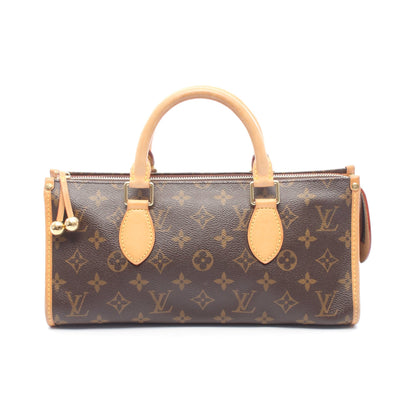 ポパンクール モノグラム ハンドバッグ PVC レザー ブラウン ルイヴィトン バッグ LOUIS VUITTON