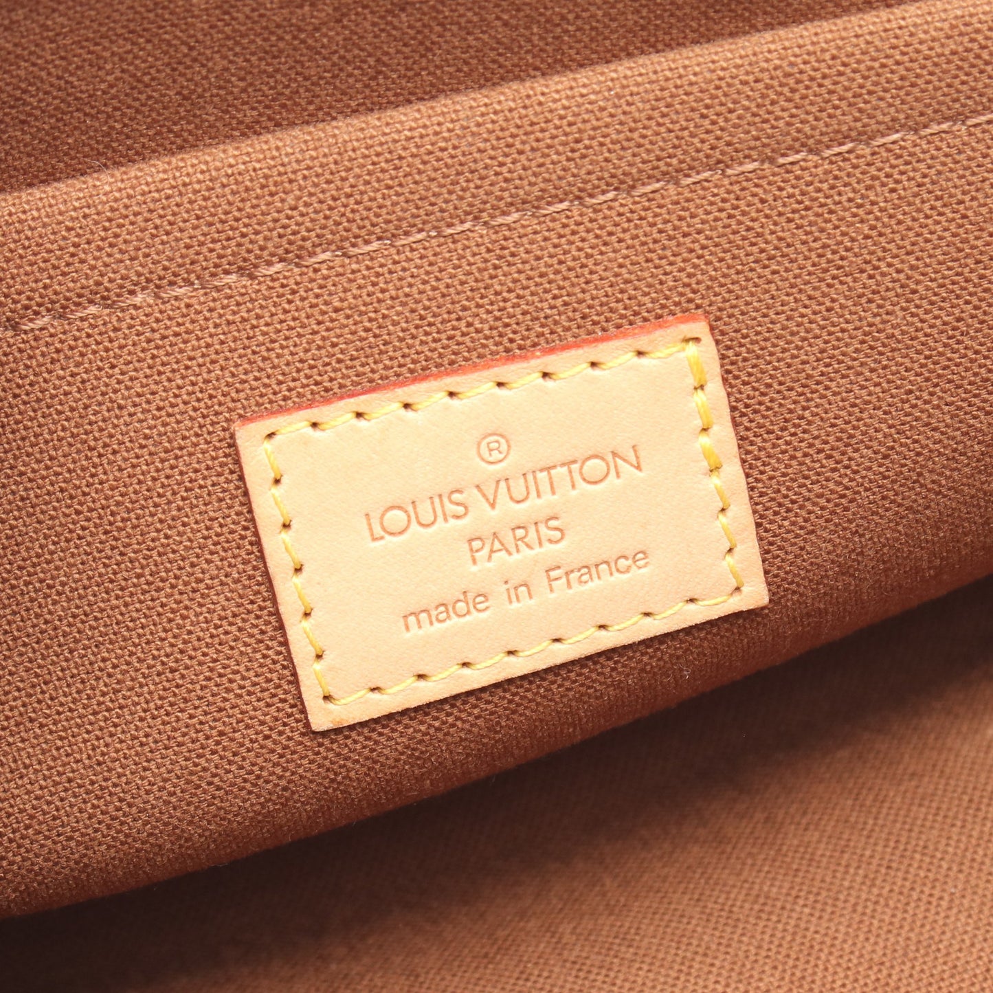 ポパンクール モノグラム ハンドバッグ PVC レザー ブラウン ルイヴィトン バッグ LOUIS VUITTON
