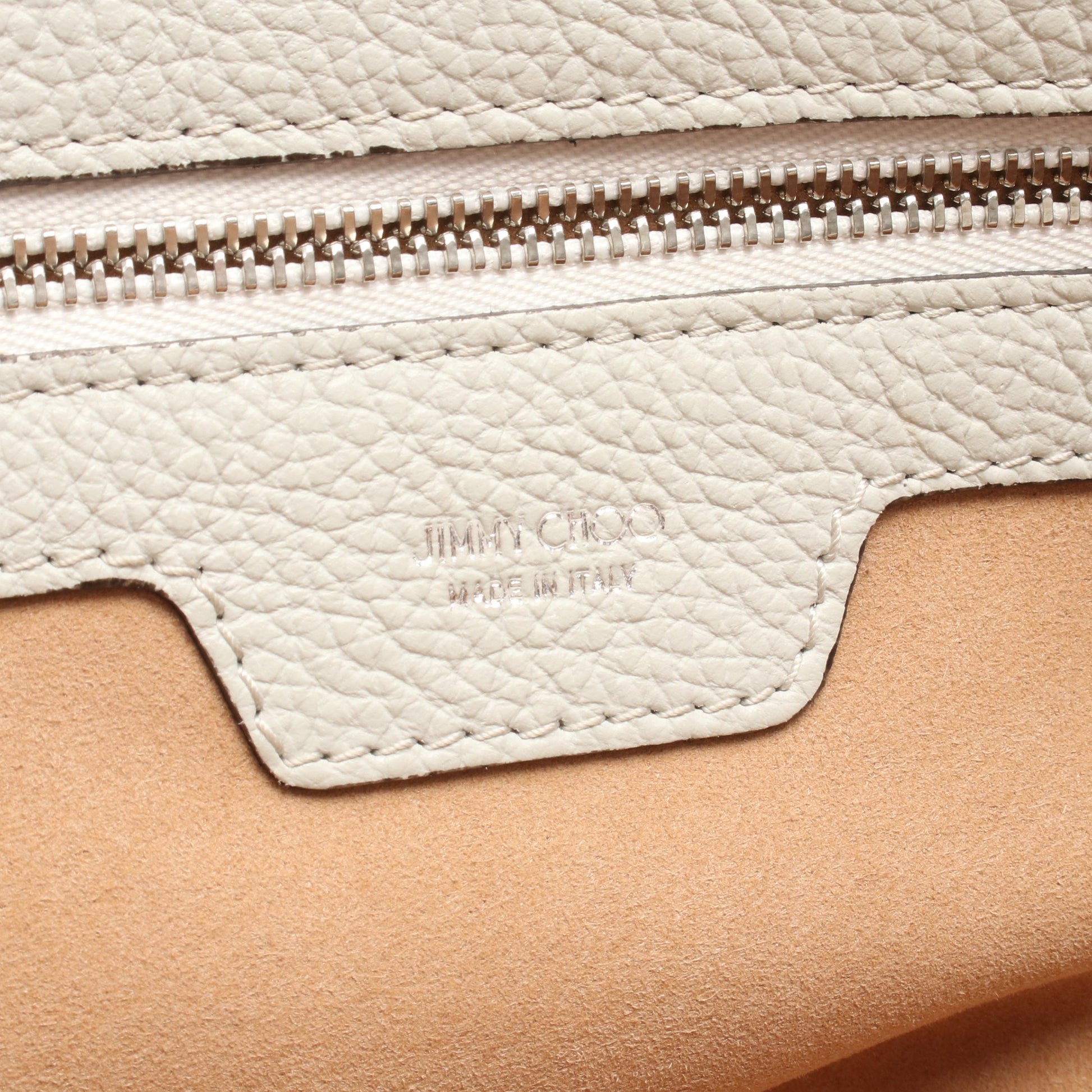 SOFIA S ソフィア スターエンボス ハンドバッグ トートバッグ レザー オフホワイト ブラック ジミーチュウ バッグ JIMMY CHOO