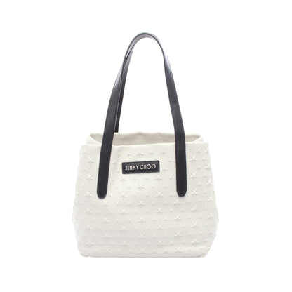 SOFIA S ソフィア スターエンボス ハンドバッグ トートバッグ レザー オフホワイト ブラック ジミーチュウ バッグ JIMMY CHOO