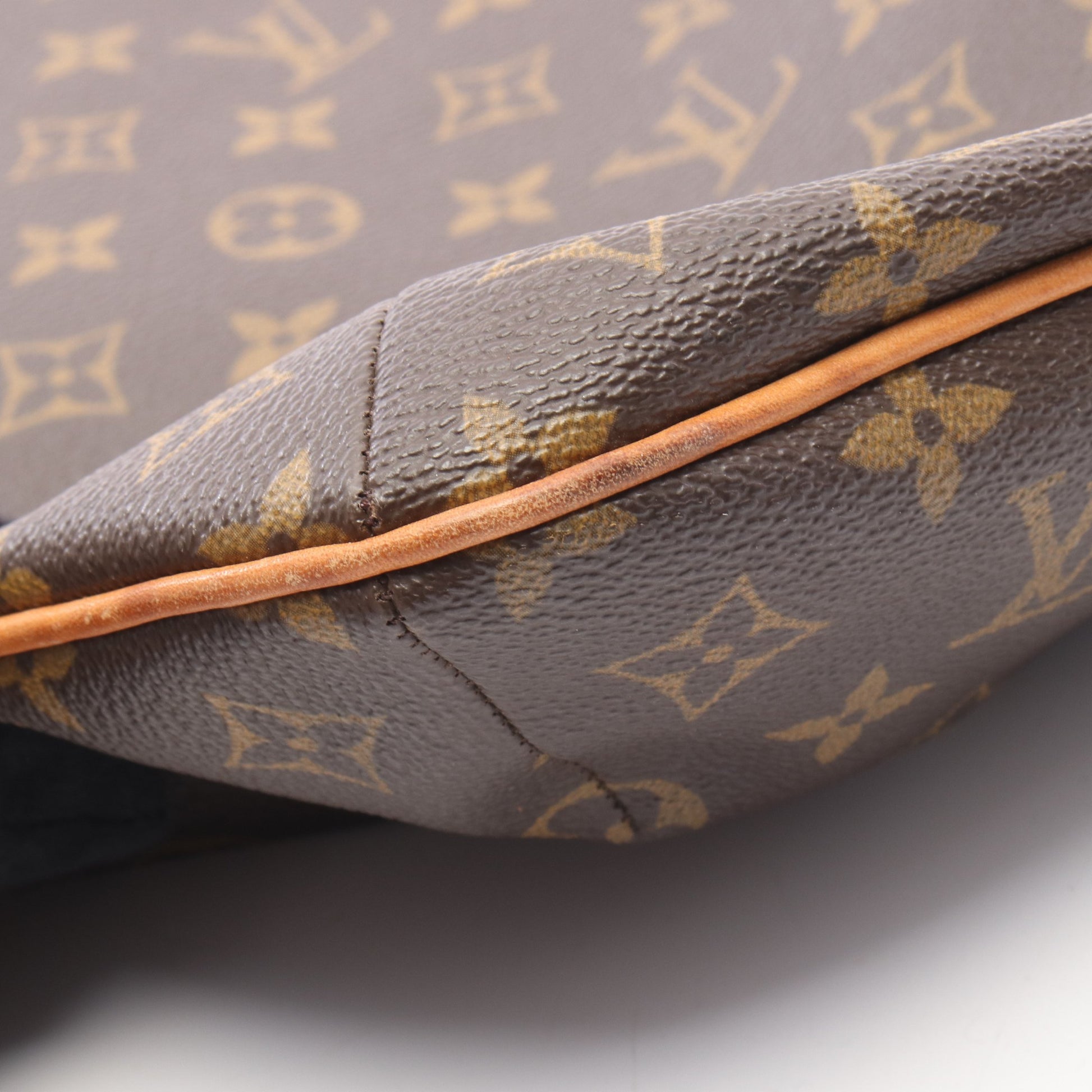 ミュゼット モノグラム ショルダーバッグ PVC レザー ブラウン ルイヴィトン バッグ LOUIS VUITTON